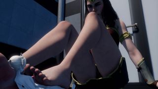 adult video 39 GIantess Wonder Woman Footjob | giantess | feet porn bollywood foot fetish-5