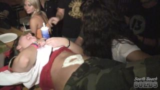 Whipped Cream Party Girl Body Shots Key West Florida Public!-8