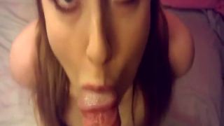 Cutie Sucks A Big Dick And Swallows All Of The Cum - L0veHomePorn - Homemade-7
