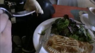 Public Leather Bondage Part 4 Lunch At Wg - AliceInBondageLand (SD 2021)-1