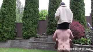 xxx clip 33 Club Stiletto – Mistress Kassy’s Backyard pony, lesbian pantyhose fetish on femdom porn -3