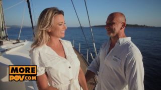 Shalina Devine - Sex on the open water with tasty rich MILF Shalina Devine-2
