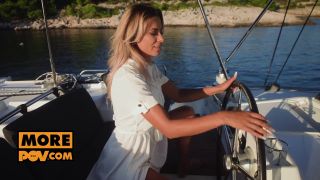 Shalina Devine - Sex on the open water with tasty rich MILF Shalina Devine-3