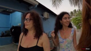 Katty West - Minipack 1 orgy with three girls and one guy fucked them in turns and cum on their faces - public cumwalk HD]-9