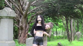 online video 20 Lydia Black – Goth Girl Caughtused in the Graveyard - fetish - black porn porn tiny blacked-1