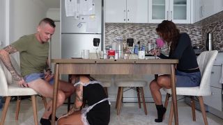 Fucked The Housekeeper In Front Of His Wife! Very HOT SLUT.-1