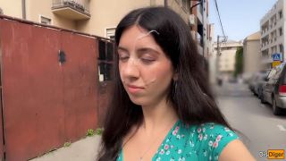 Katty West,DisDiger - If you lose the game - you'll have to walk on public with cum on your face! - Cumwalk-8