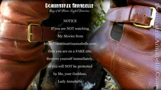 clip 26 Dominatrix Annabelle - Brown Dirty Boots! | femdom | masturbation porn gay armpit fetish-9