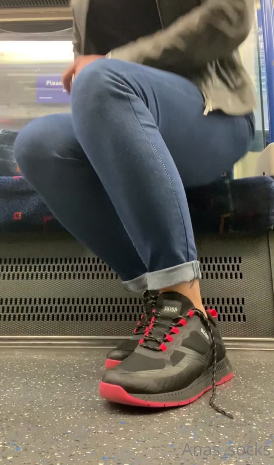 free video 20 foot fetish website feet porn | anas socks 25-06-2021-2145737527-Again me and again on the train taking off my sneakers off | anas socks