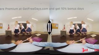 NAUGHTY AMERICA VR Chloe Temple, Katie Kush, and Serena Avary get naughty in detention-1