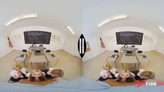 NAUGHTY AMERICA VR Chloe Temple, Katie Kush, and Serena Avary get naughty in detention-3