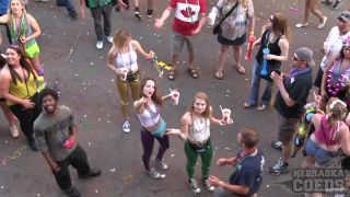 Mardi Gras 2017 From Our Bourbon Street Apartment Girls Flashing For  Beads-0