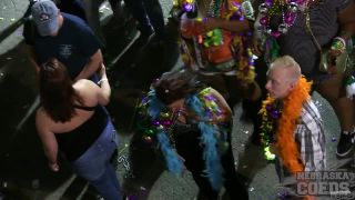 Mardi Gras 2017 From Our Bourbon Street Apartment Girls Flashing For  Beads-9