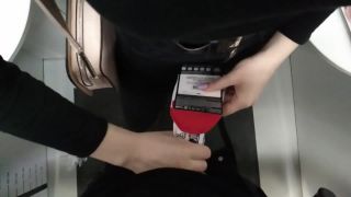Eleo and Mish in 019 GF makes me Risky Cum inside White Disney Sock in Mall Public Changing Room on public -7