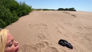Lana Myers - Petite blonde with big ass fucks on the beach! OUTDOOR SEX - Lana Myers-5