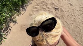 Lana Myers - Petite blonde with big ass fucks on the beach! OUTDOOR SEX - Lana Myers-7