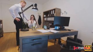 LOAN4K. Young customer wanted to get a loan, but got face fucked eventually-2