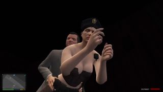 GTAHub - GTA 5 Hentai: Pinay Cop Sentenced Michael to Blowjob and Anal Sex in Movie Theater Cheating Wife-2