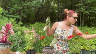 Gardening Interrupted By Sneezing And Nose Blowing Sneezegoddess (Femdom porn)-0