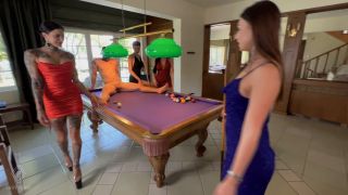 Ladyperse - hard ballbusting with pool balls -  Femdom-1