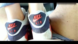sweet cock trample and happy end over Nike Airmax.-3