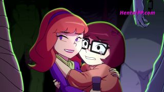 Polio - Velma’s Glasses Fogged Up as Daphne Screams in Pleasure – Monster Cock Gangbang with Rough Anal-2