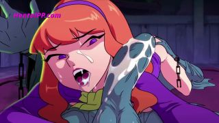 Polio - Velma’s Glasses Fogged Up as Daphne Screams in Pleasure – Monster Cock Gangbang with Rough Anal-7