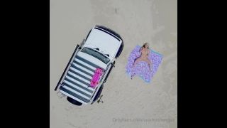 Scarlett Morgan Scarlettmorgan - aussie babe caught masturbating on the beach from a drone imagine youre just flying 02-01-2021-2