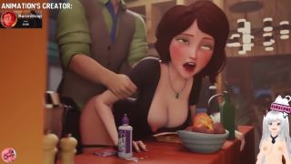 Verified Amateurs Aunt Cass is fucked by her lover and her nipple sticks out BaronStrap animation - Jazziuu-0