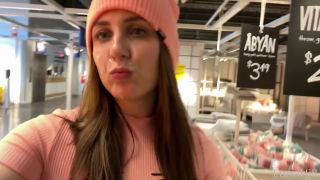 Luna Hill - Cumwalk And Facial In IKEA - Teen-6