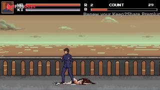 College Brawl Side Scroller Hentai Fighting Game Stage 04 Full Porn Game Play-8