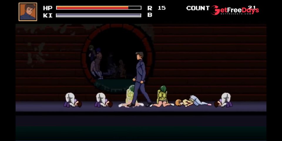 College Brawl Side Scroller Hentai Fighting Game Stage 04 Full Porn Game Play