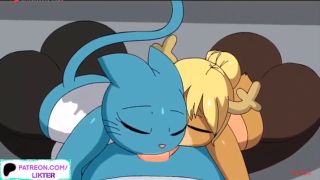 GUMBALL MOM AMAZING GYM HENTAI ANIMATION  CARTOON FUCK AND CREAMPIE 60FPS-3