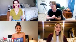Cast of Award Winning teenage Lesbian Reunites and Masturbates Together-2