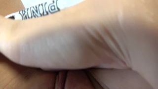 Horny girl selfie fingering her very wet juicy pussy-9