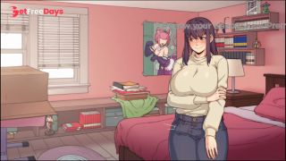 Chloe Getting Boner for Her Roommate Amy in The First Day-1
