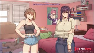 Chloe Getting Boner for Her Roommate Amy in The First Day-4