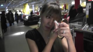 Angel Desert - Walking with Sperm On Face in IKEA (Euro sex)-8