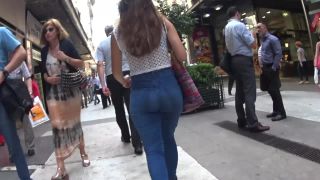 Sexy pear shape ass in tight jeans  1 280 Voyeur-8