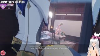 Jazziuu - Futanari girls fuck each other in every hole and end up pregnant (Pinksama animation) - Jazziuu-6
