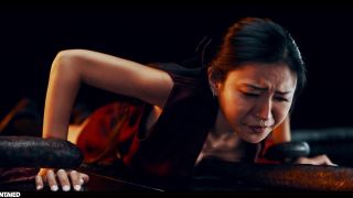 xxx video 40 femdom library asian girl porn | Rae Lil Black gets double tentacle dildos Domination | closeup-1