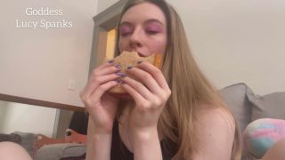 online porn video 28 LucySpanks – Pay to Watch Me Eat on fetish porn big tits fetish-2