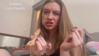 online porn video 28 LucySpanks – Pay to Watch Me Eat on fetish porn big tits fetish-8