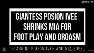 online xxx video 34 foot fetish bondage feet porn | Larger Than Life – Giantess Poison Ivee Shrinks Mia for Foot Play and Orgasm | giantess-9