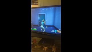 kinkycouple4ever - Wife gets mad and angry that I jerk off next to her while she her night gown is up, while she gaming-8