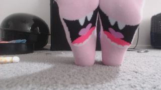 xxx clip 4 PrincessCica – Modeling Cute Colorful Ankle Socks - fetish - fetish porn stocking fetish-7