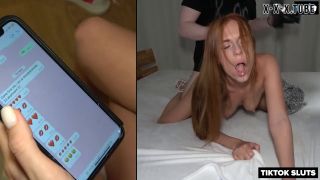  TikTok Sluts   Amateur porn From Tiktok To Cum Slut Redhead Influencer Loves It Rough Holly Molly-8