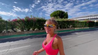 adult clip 47 Morning Run Of Monika Fox Without Panties Through The Streets Of The City Monika Fox [Onlyfans] (FullHD 1080p) on femdom porn jeans fetish-1