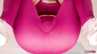 POV FACESITTING AND SQUATS Leggings masturbation Sex Clip...-0