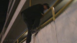 Mya Lane - Blowjob in the Streets at Night (Euro sex)-4
